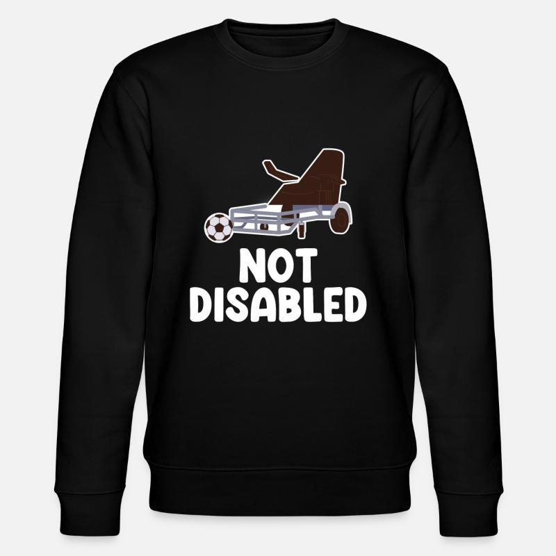 Not hindered enough. Funny - Stanley/Stella CHANGER Unisex Organic Sweatshirt - black