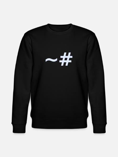 Ich bin Super User Linux Administrator - Stanley/Stella Unisex Bio-Sweatshirt CHANGER  - Schwarz