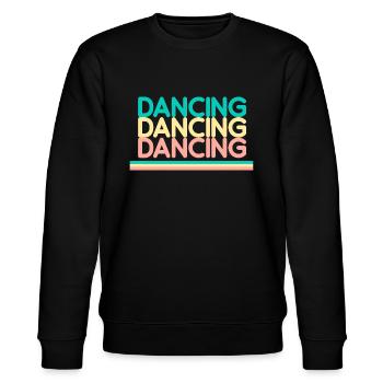 Dancer Passion Dance Gifts Dance Men Women - Stanley/Stella CHANGER Unisex Organic Sweatshirt - black - Front - Nik (191cm) & Marisol (170cm)