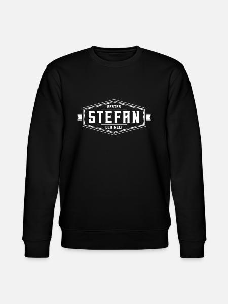Stefan Männer Geschenk - Stanley/Stella Unisex Bio-Sweatshirt CHANGER  - Schwarz