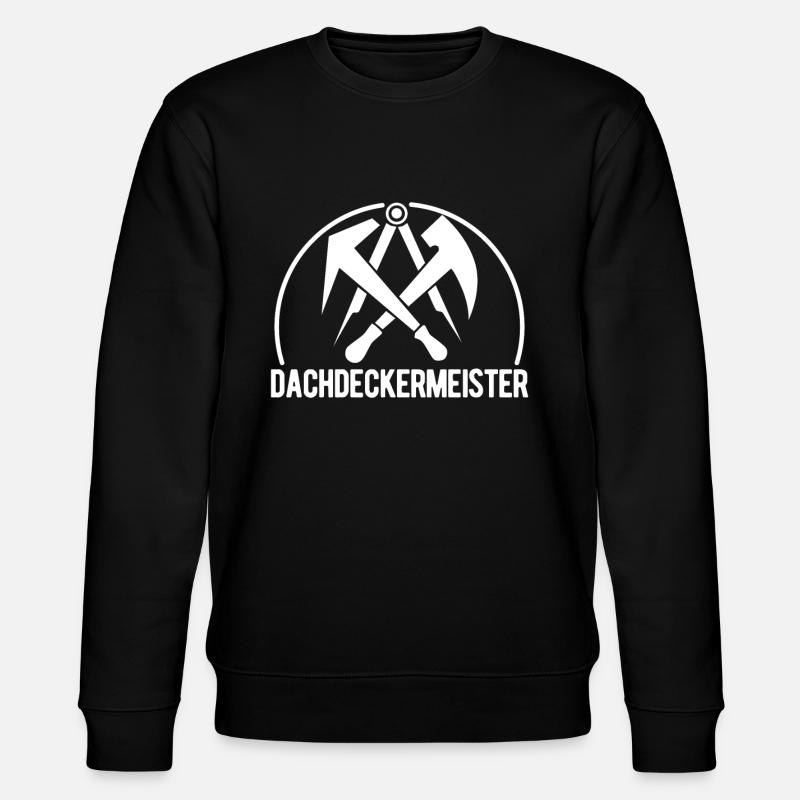 Dachdecker Meister Dachdeckermeister Geschenk - Stanley/Stella Unisex Bio-Sweatshirt CHANGER  - Schwarz