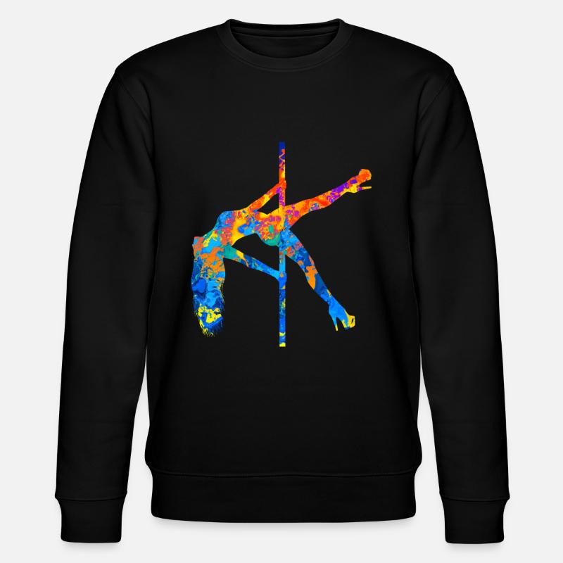 Pole dance - Stanley/Stella CHANGER Unisex Organic Sweatshirt - black