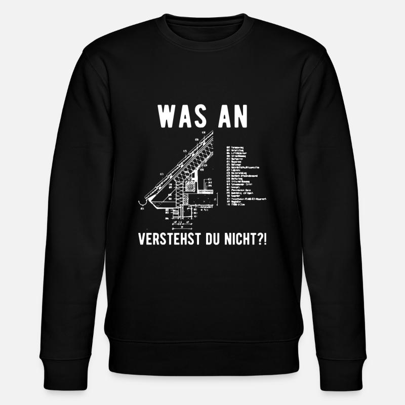 Dachdecker Dachdeckermeister Spengler - Stanley/Stella Unisex Bio-Sweatshirt CHANGER  - Schwarz