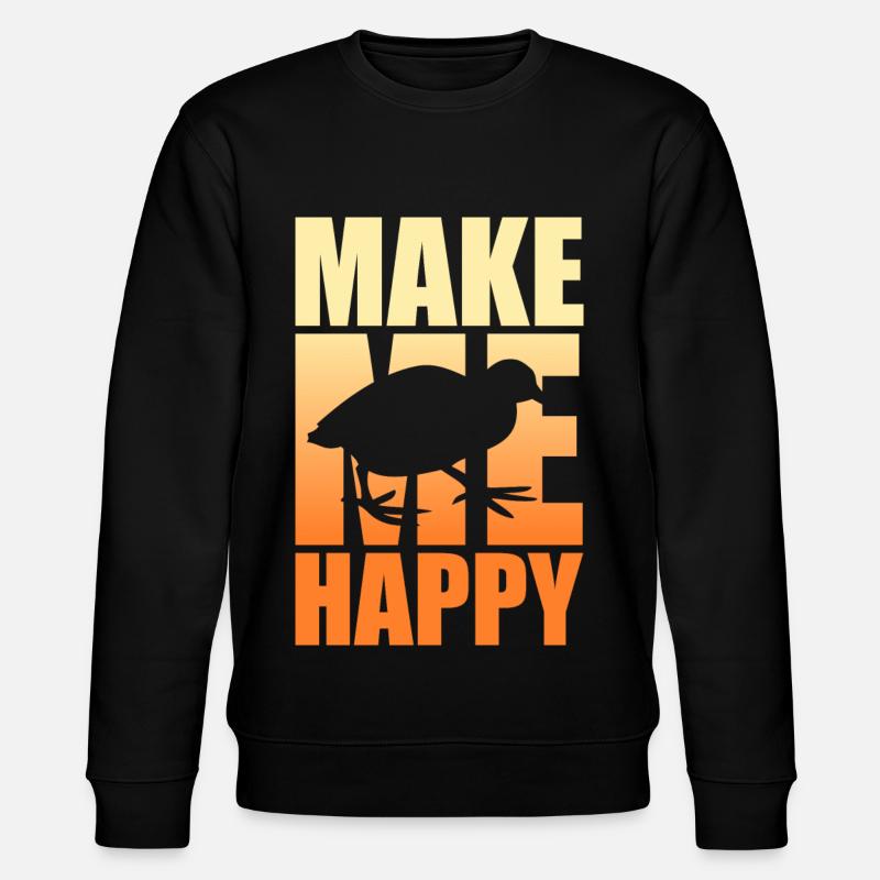 Quail Luck - Stanley/Stella CHANGER Unisex Organic Sweatshirt - black
