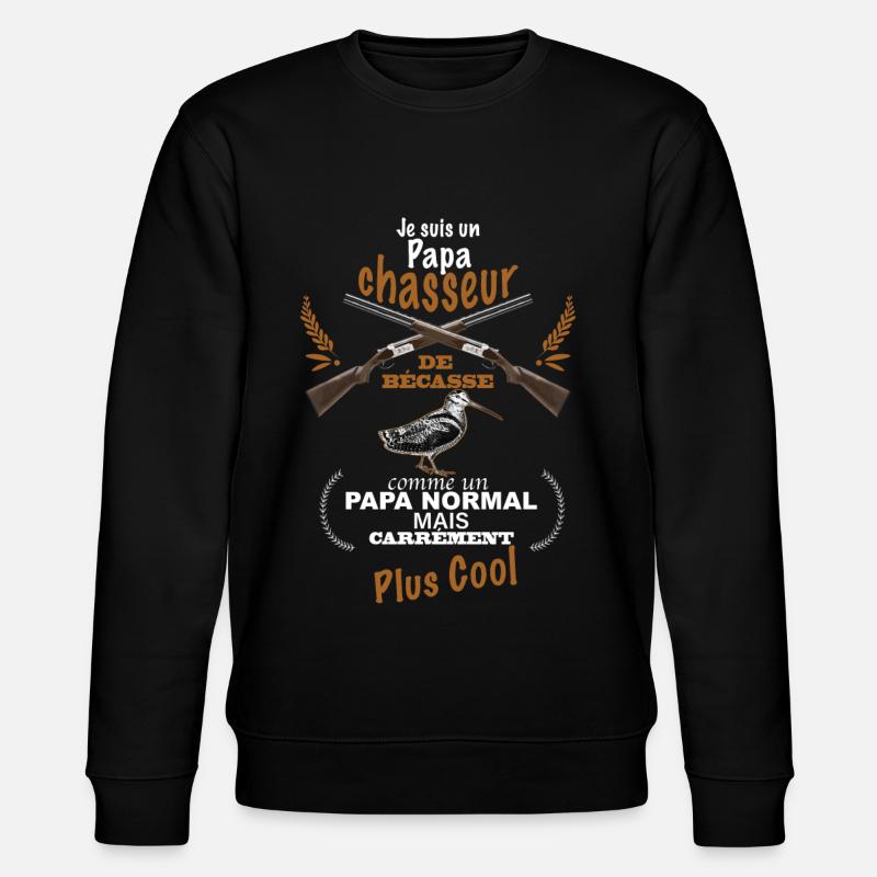 Chasseur de bécasse - Sweat bio CHANGER Stanley/Stella Unisexe - noir