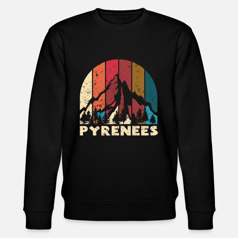 Pyrenees - Stanley/Stella CHANGER Unisex Organic Sweatshirt - black