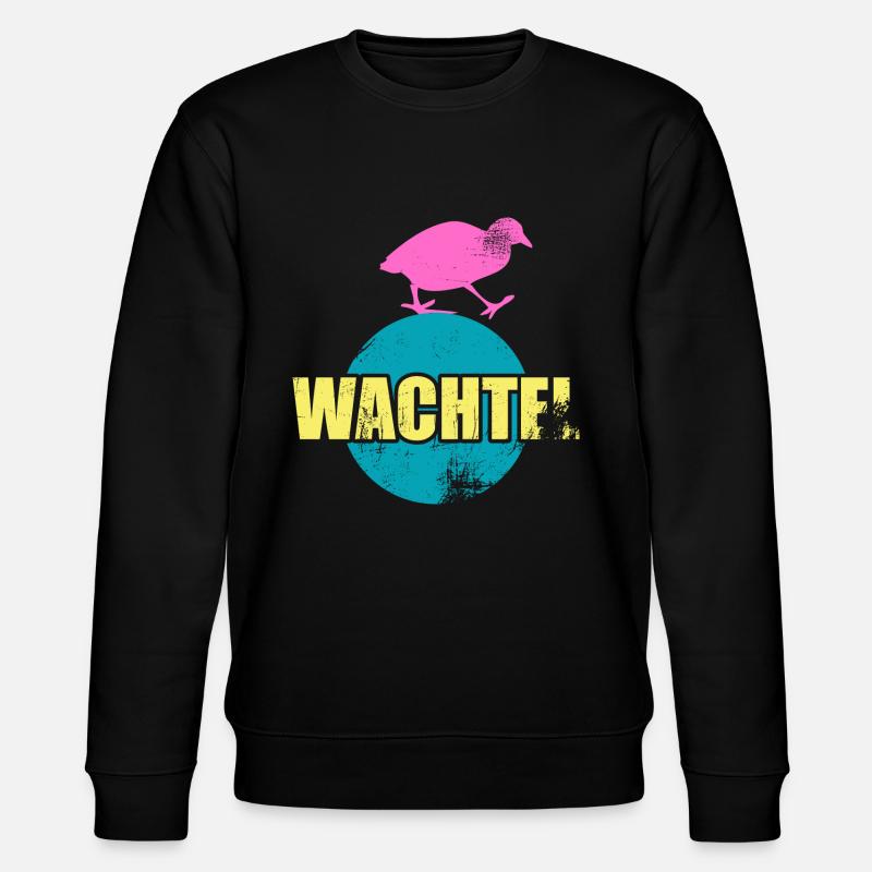 Cailles d’oeufs Roseaux - Sweat bio CHANGER Stanley/Stella Unisexe - noir