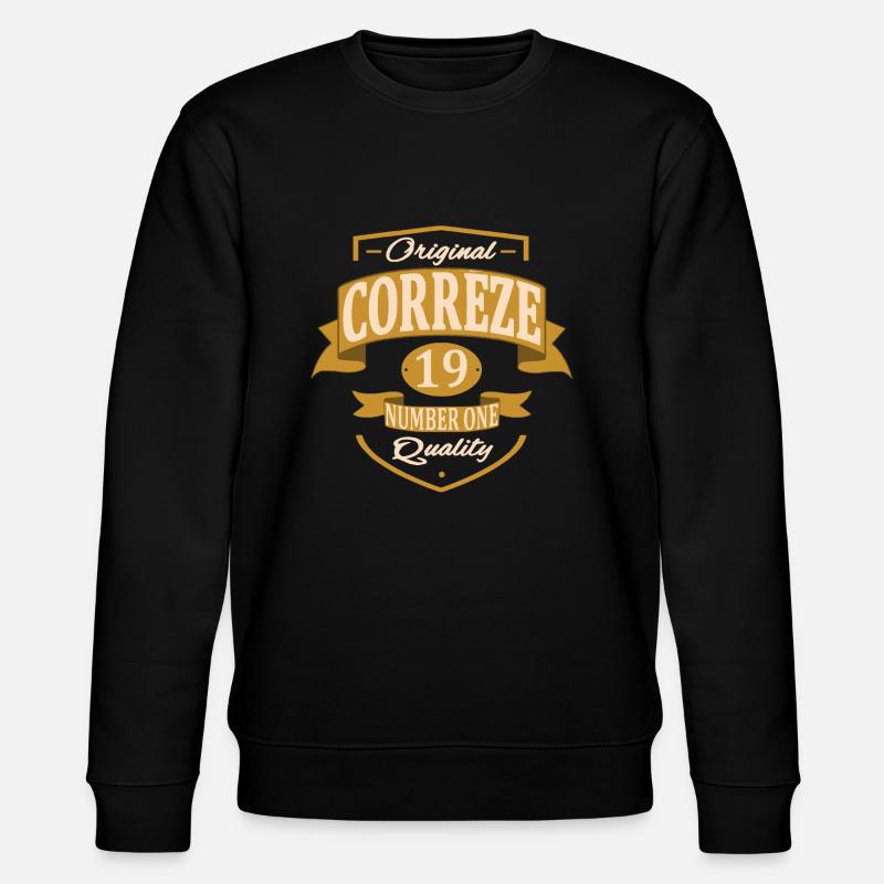 Corrèze - Sweat bio CHANGER Stanley/Stella Unisexe - noir