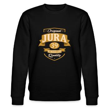Jura - Sweat bio CHANGER Stanley/Stella Unisexe - noir - Devant - Nik (191cm) & Marisol (170cm)