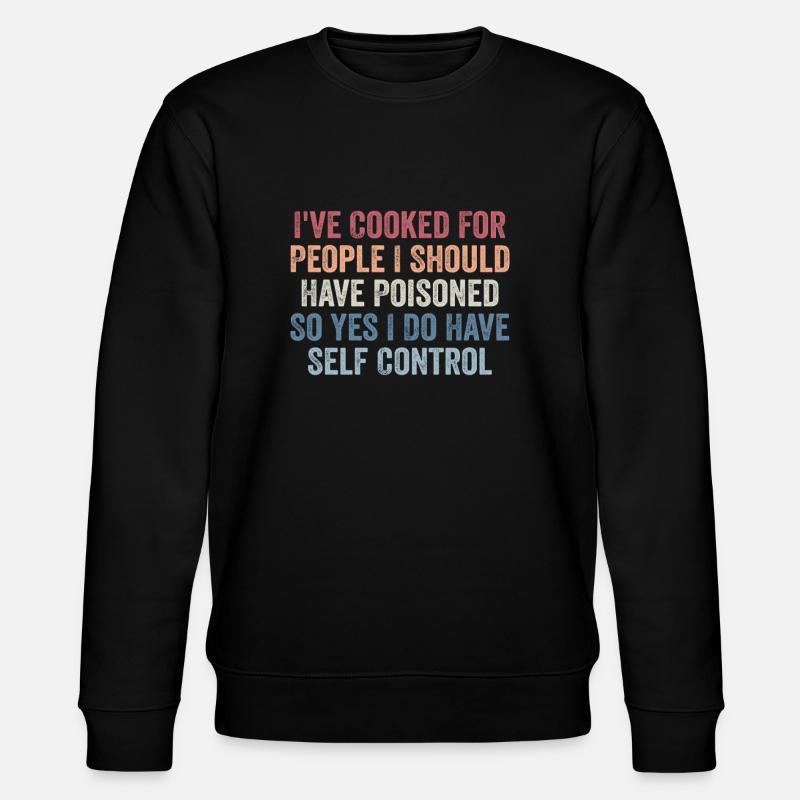 Komisch - Stanley/Stella Unisex Bio-Sweatshirt CHANGER  - Schwarz