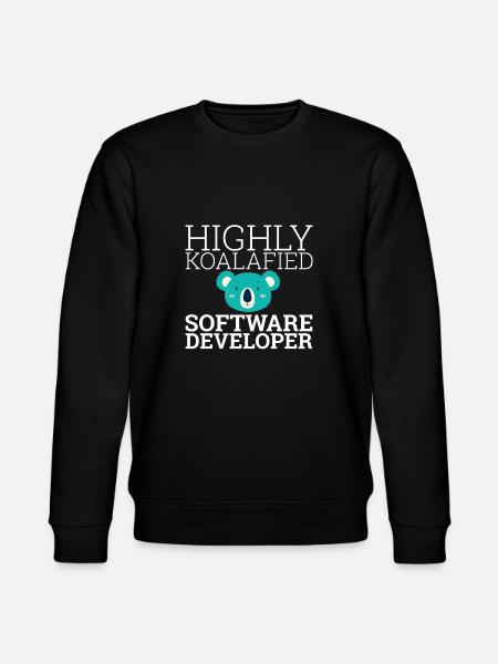 « Software Developer Koalafied | Programmeur » - Sweat bio CHANGER Stanley/Stella Unisexe - noir