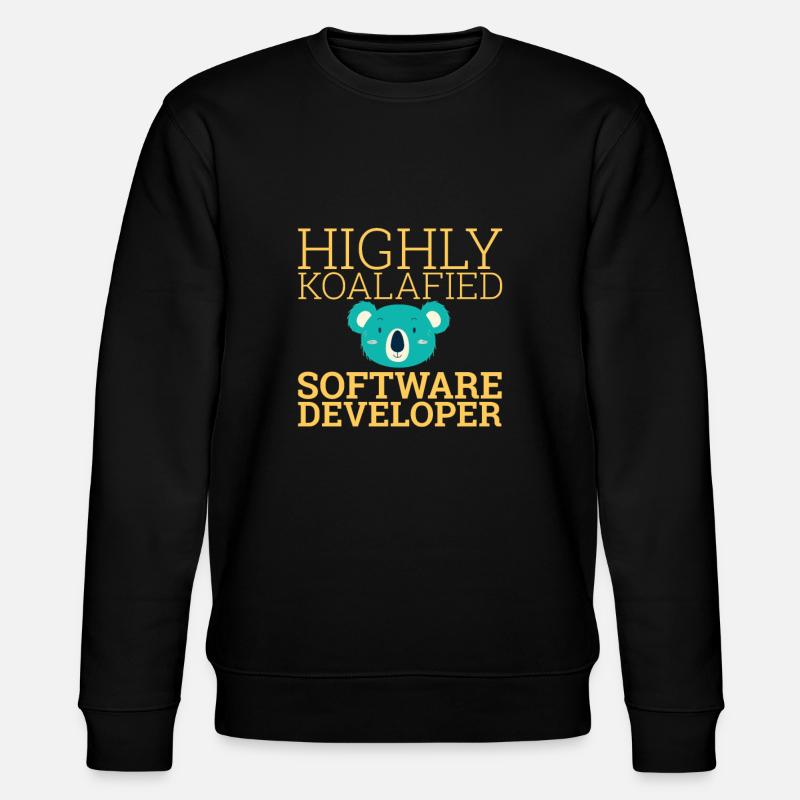 "Software Developer Koalafied | Programmierer" - Stanley/Stella Unisex Bio-Sweatshirt CHANGER  - Schwarz