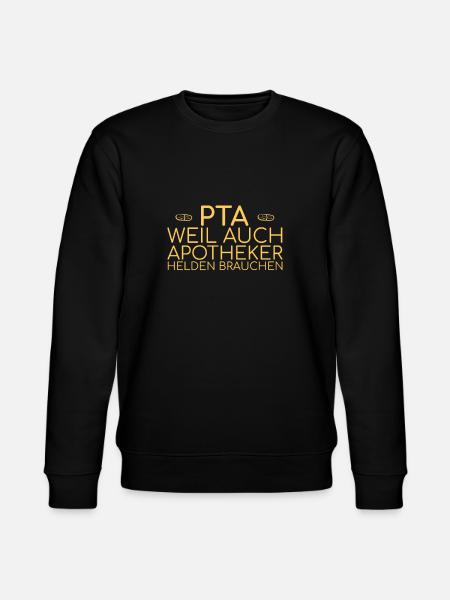 "PTA Helden | Apotheke" - Stanley/Stella Unisex Bio-Sweatshirt CHANGER  - Schwarz