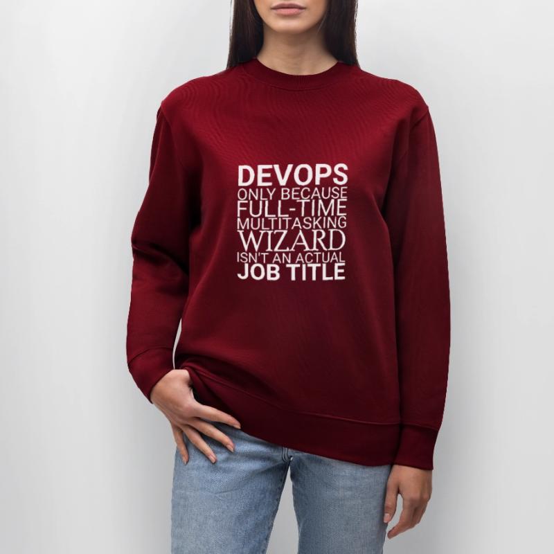 DevOps Wizard | Software Development" Stanley/Stella CHANGER Unisex Organic Sweatshirt