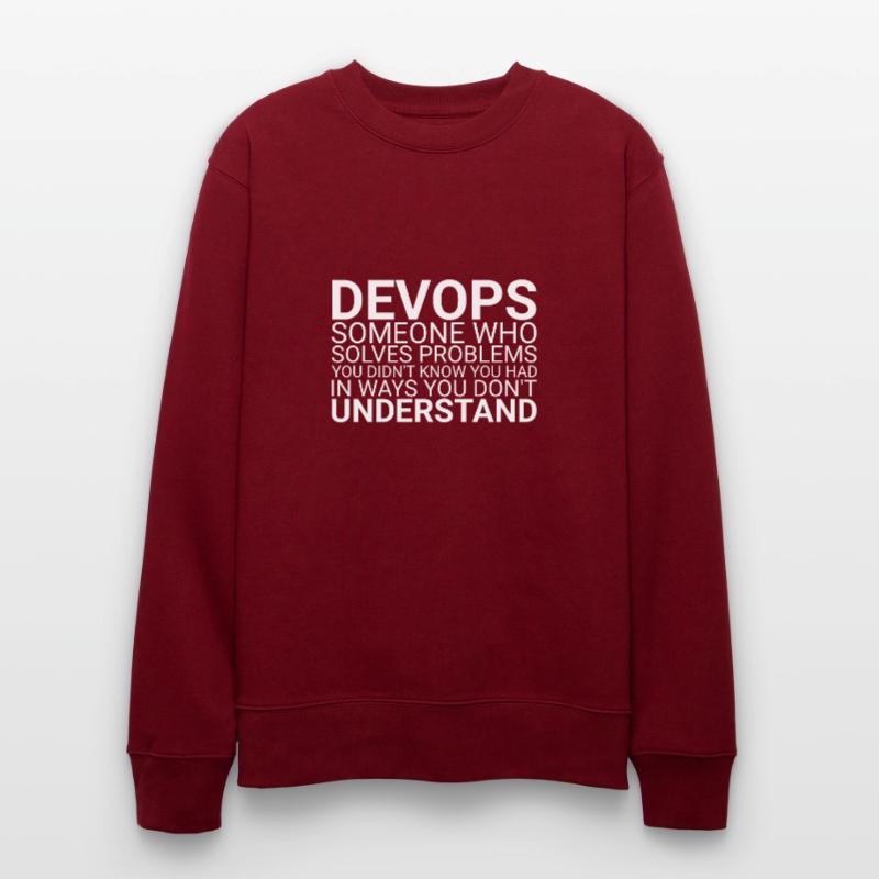 "DevOps Problem | Software Development" Stanley/Stella CHANGER Unisex Organic Sweatshirt