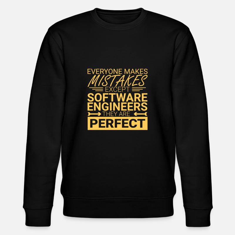 "Software Engineer Perfect | Programming" - Stanley/Stella Unisex Bio-Sweatshirt CHANGER  - Schwarz