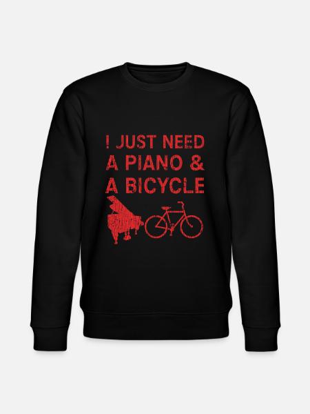 Klavier - Stanley/Stella Unisex Bio-Sweatshirt CHANGER  - Schwarz