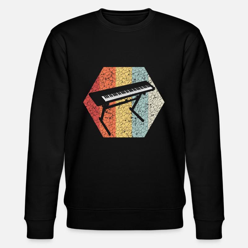 Keyboard - Stanley/Stella Unisex Bio-Sweatshirt CHANGER  - Schwarz