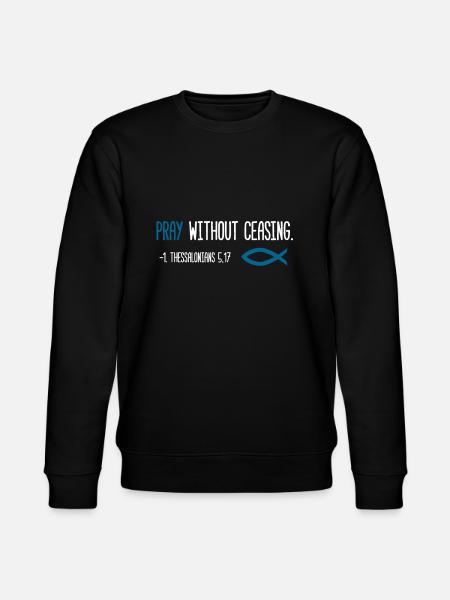 Prayer - Stanley/Stella CHANGER Unisex Organic Sweatshirt - black