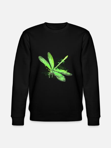 dragon-fly - Stanley/Stella CHANGER Unisex Organic Sweatshirt - black