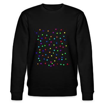 Konfetti - Stanley/Stella Unisex Bio-Sweatshirt CHANGER  - Schwarz - Vorne - Nik (191cm) & Marisol (170cm)