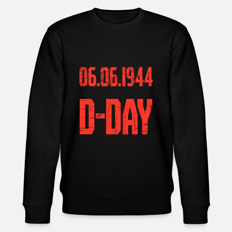 D-Day - Stanley/Stella Unisex Bio-Sweatshirt CHANGER  - Schwarz