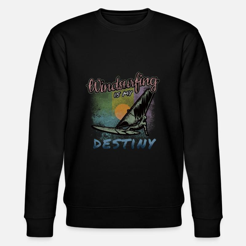 Windsurfen - Stanley/Stella Unisex Bio-Sweatshirt CHANGER  - Schwarz