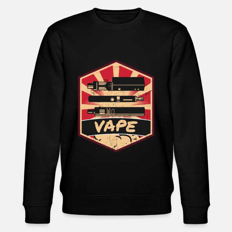 Vape Propaganda - Stanley/Stella Unisex Bio-Sweatshirt CHANGER  - Schwarz