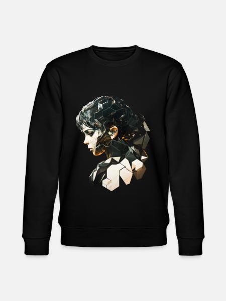 Anime No8 - Stanley/Stella Unisex Bio-Sweatshirt CHANGER  - Schwarz