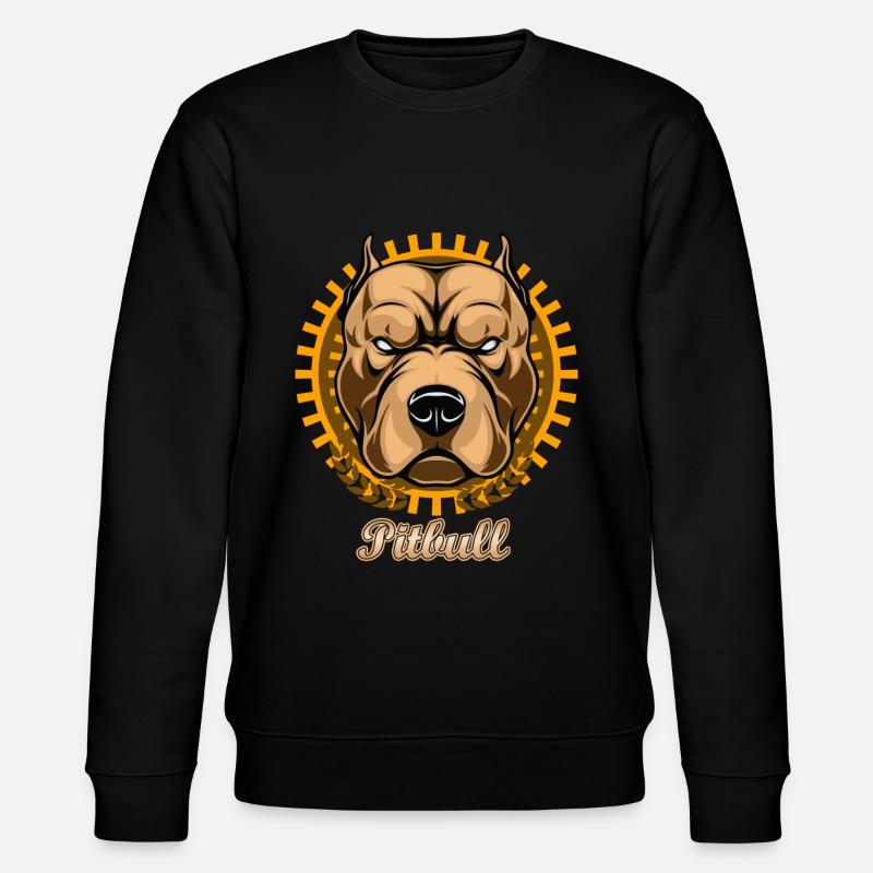 Pitbull - Stanley/Stella Unisex Bio-Sweatshirt CHANGER  - Schwarz