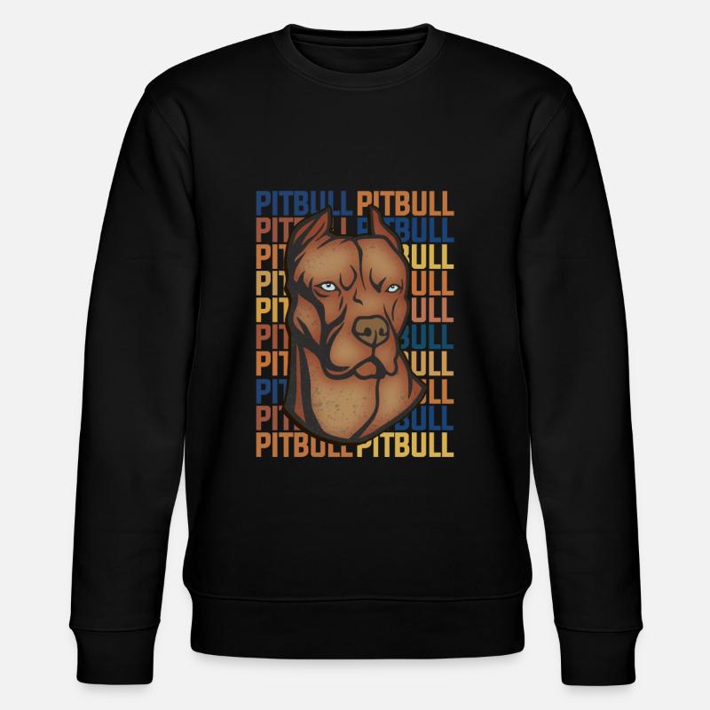 Pitbull - Stanley/Stella Unisex Bio-Sweatshirt CHANGER  - Schwarz
