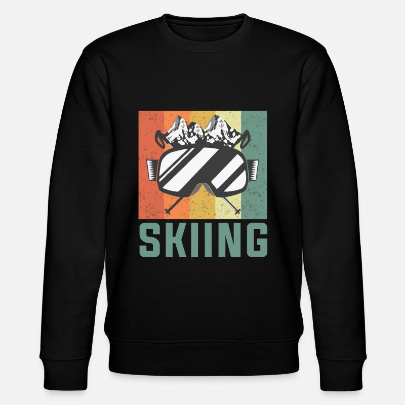 ski - Stanley/Stella CHANGER Unisex Organic Sweatshirt - black