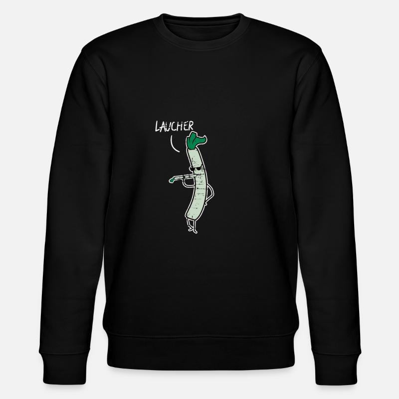 Laucher Geschenkidee - Stanley/Stella Unisex Bio-Sweatshirt CHANGER  - Schwarz