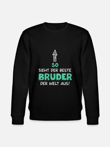 Bester Bruder - Stanley/Stella Unisex Bio-Sweatshirt CHANGER - Schwarz