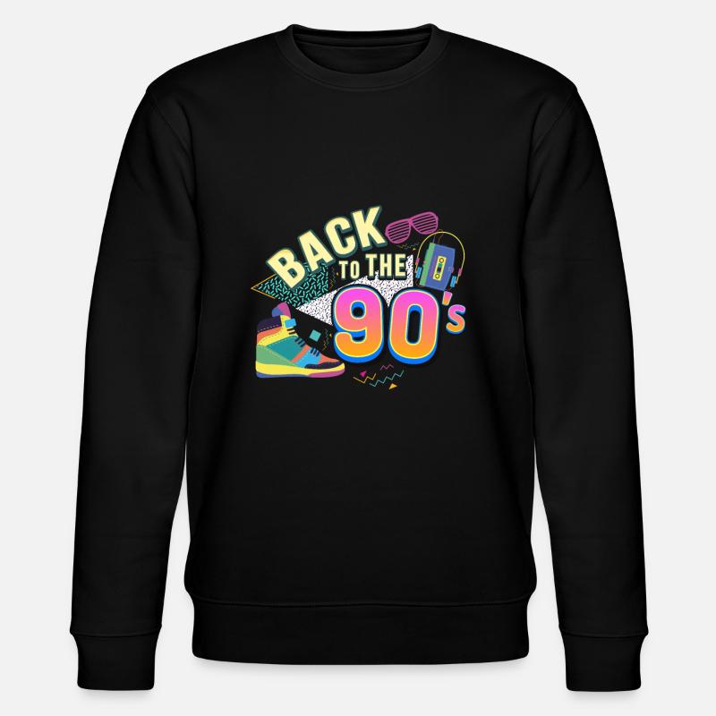Retour aux années 90 - Sweat bio CHANGER Stanley/Stella Unisexe - noir