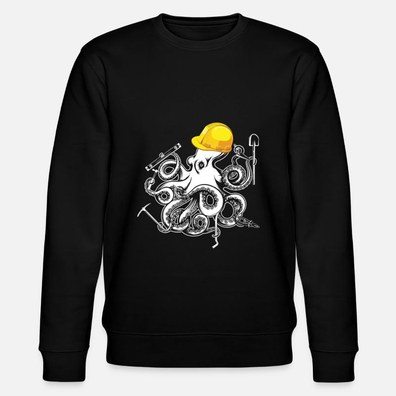 Casque de poulpe multitâche - Sweat bio CHANGER Stanley/Stella Unisexe - noir