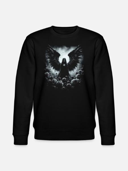 Dunkler Engel, Gothic Fantasy - Stanley/Stella Unisex Bio-Sweatshirt CHANGER  - Schwarz