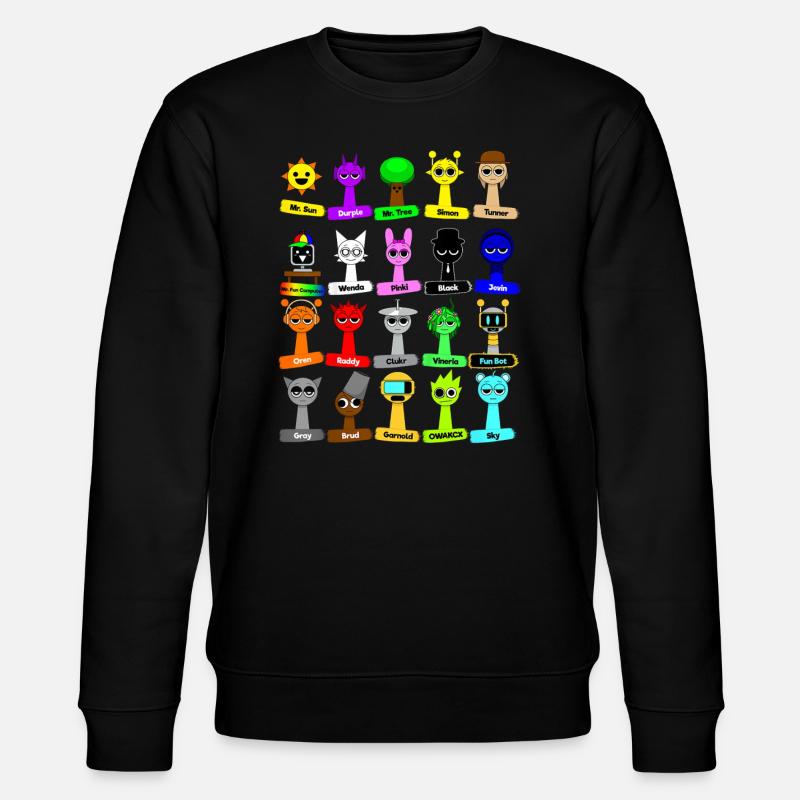 Sprunki rigolos Anniversaire - Sweat bio CHANGER Stanley/Stella Unisexe - noir