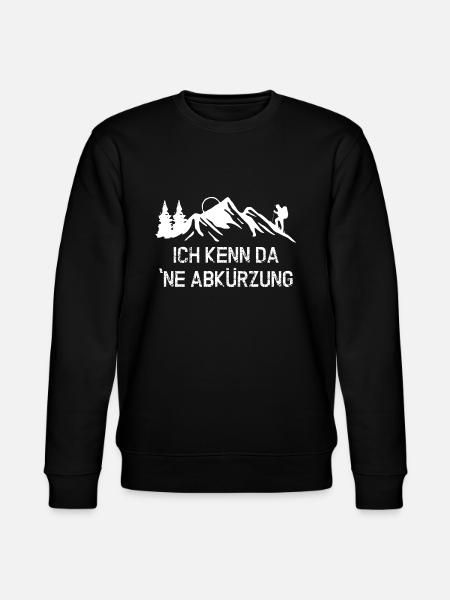 Hikers - funny shortcut - Stanley/Stella CHANGER Unisex Organic Sweatshirt - black