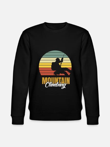 Mountain Climbing - Stanley/Stella CHANGER Unisex Organic Sweatshirt - black