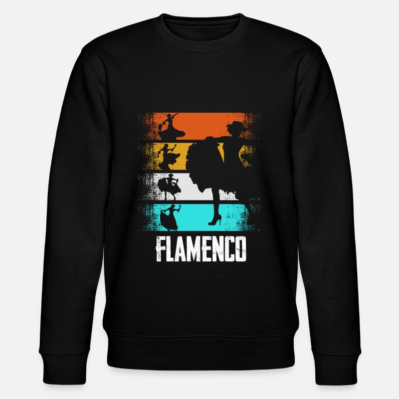 Flamenco Retro - Sweat bio CHANGER Stanley/Stella Unisexe - noir