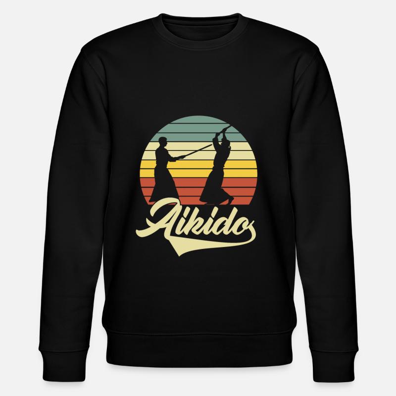 Aïkido - Sweat bio CHANGER Stanley/Stella Unisexe - noir