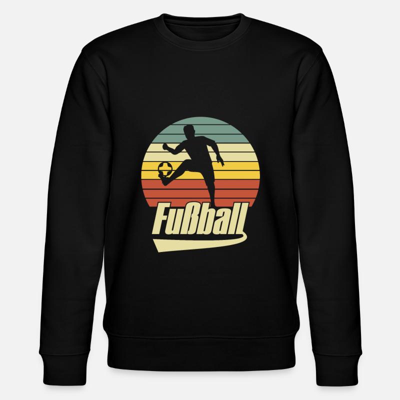 Fußball - Stanley/Stella Unisex Bio-Sweatshirt CHANGER  - Schwarz