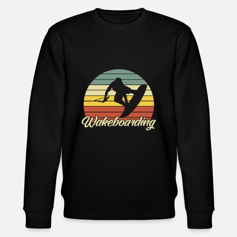 Cadeau de wakeboard - Sweat bio CHANGER Stanley/Stella Unisexe - noir