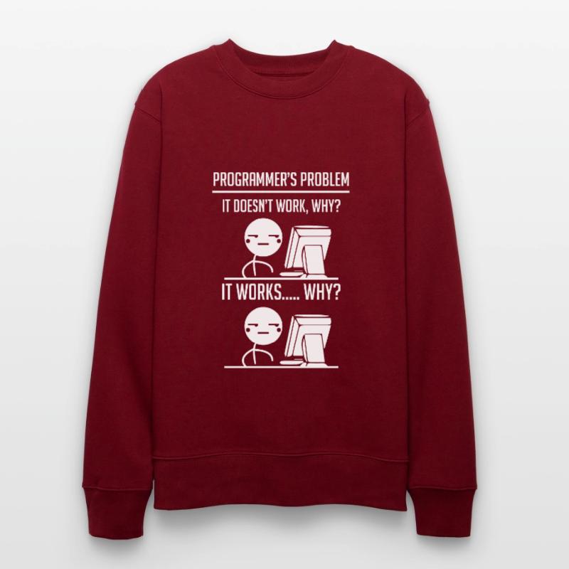 Programmierer Code Entwickler Stanley/Stella Unisex Bio-Sweatshirt CHANGER 