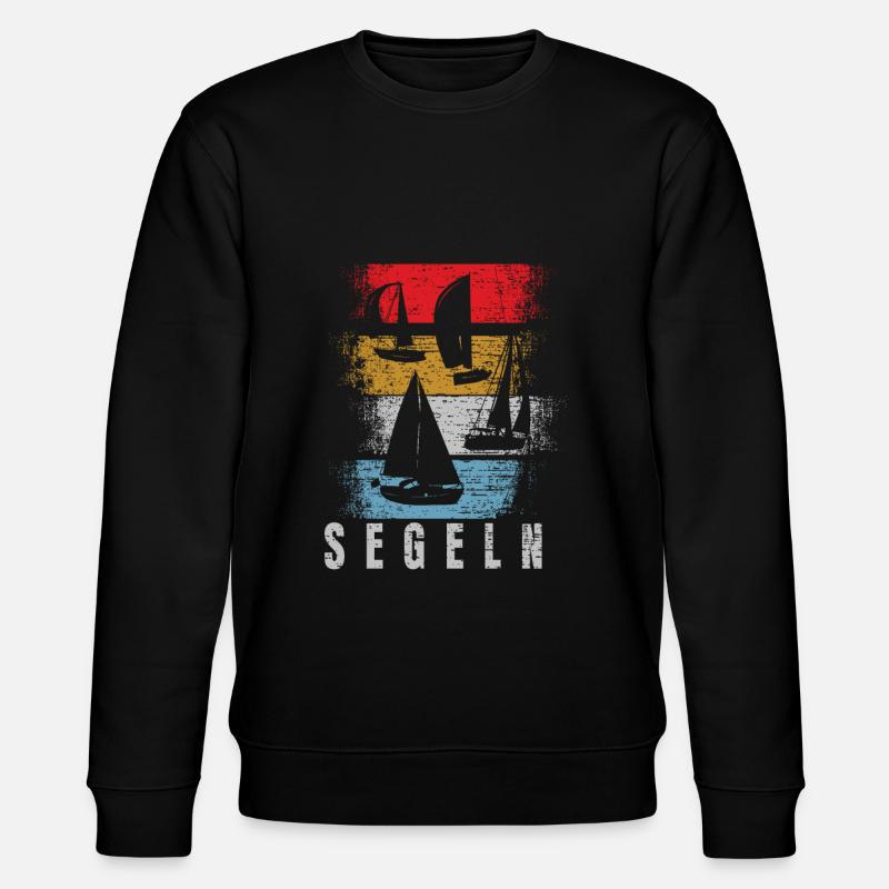 Voile rétro - Sweat bio CHANGER Stanley/Stella Unisexe - noir