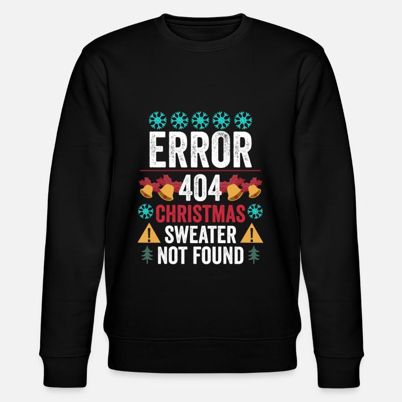 Programmateur de Noël - Sweat bio CHANGER Stanley/Stella Unisexe - noir