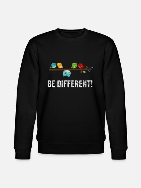 Bird Funny - Stanley/Stella CHANGER Unisex Organic Sweatshirt - black