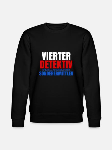 Detektiv - Stanley/Stella Unisex Bio-Sweatshirt CHANGER - Schwarz