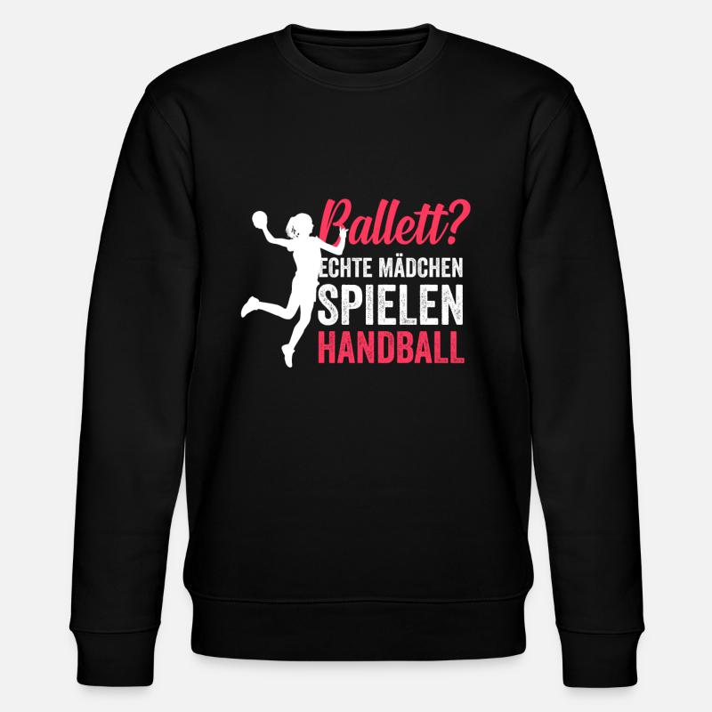 Handball Torwart - Stanley/Stella Unisex Bio-Sweatshirt CHANGER  - Schwarz